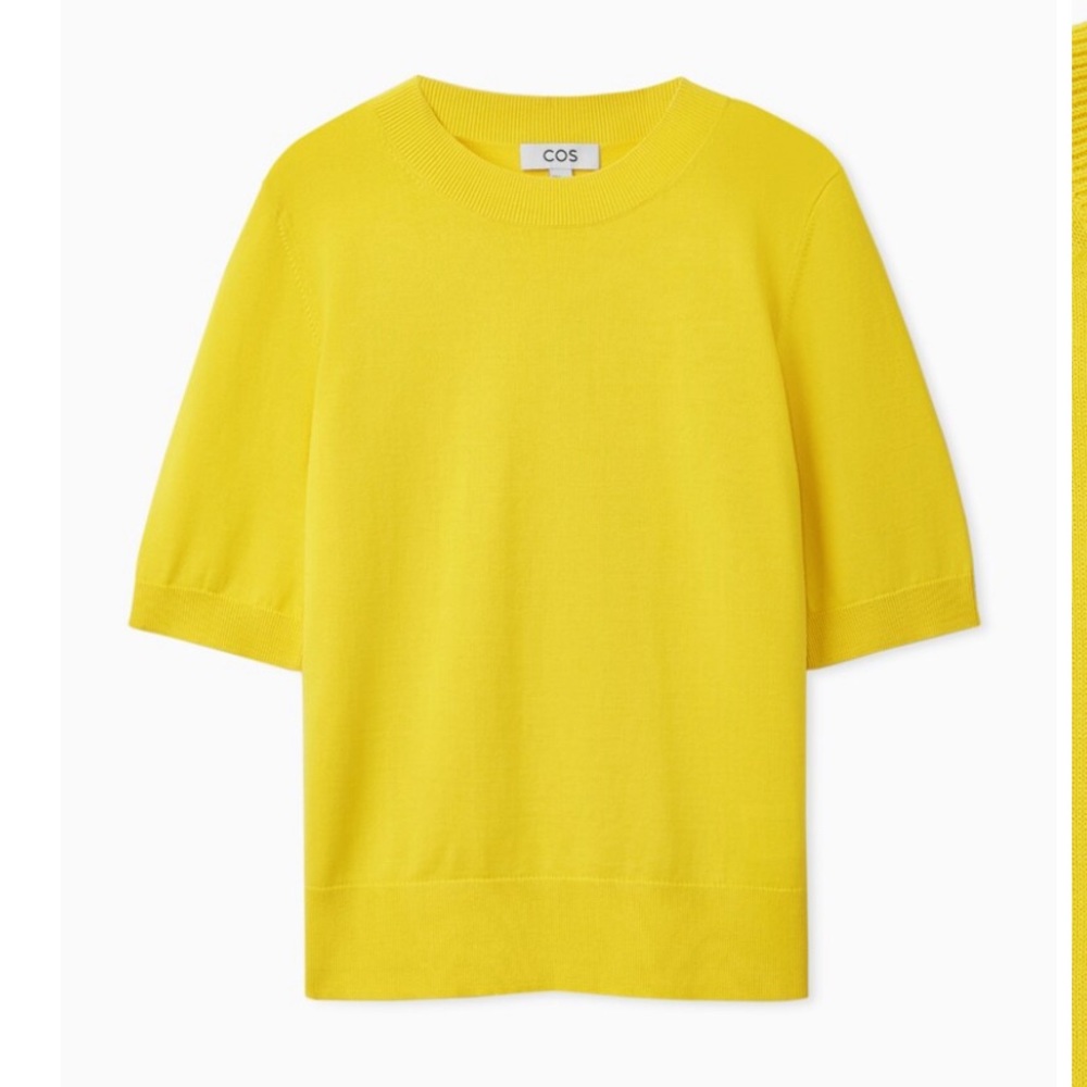 COS | Cotton Knit Short Sleeve Top